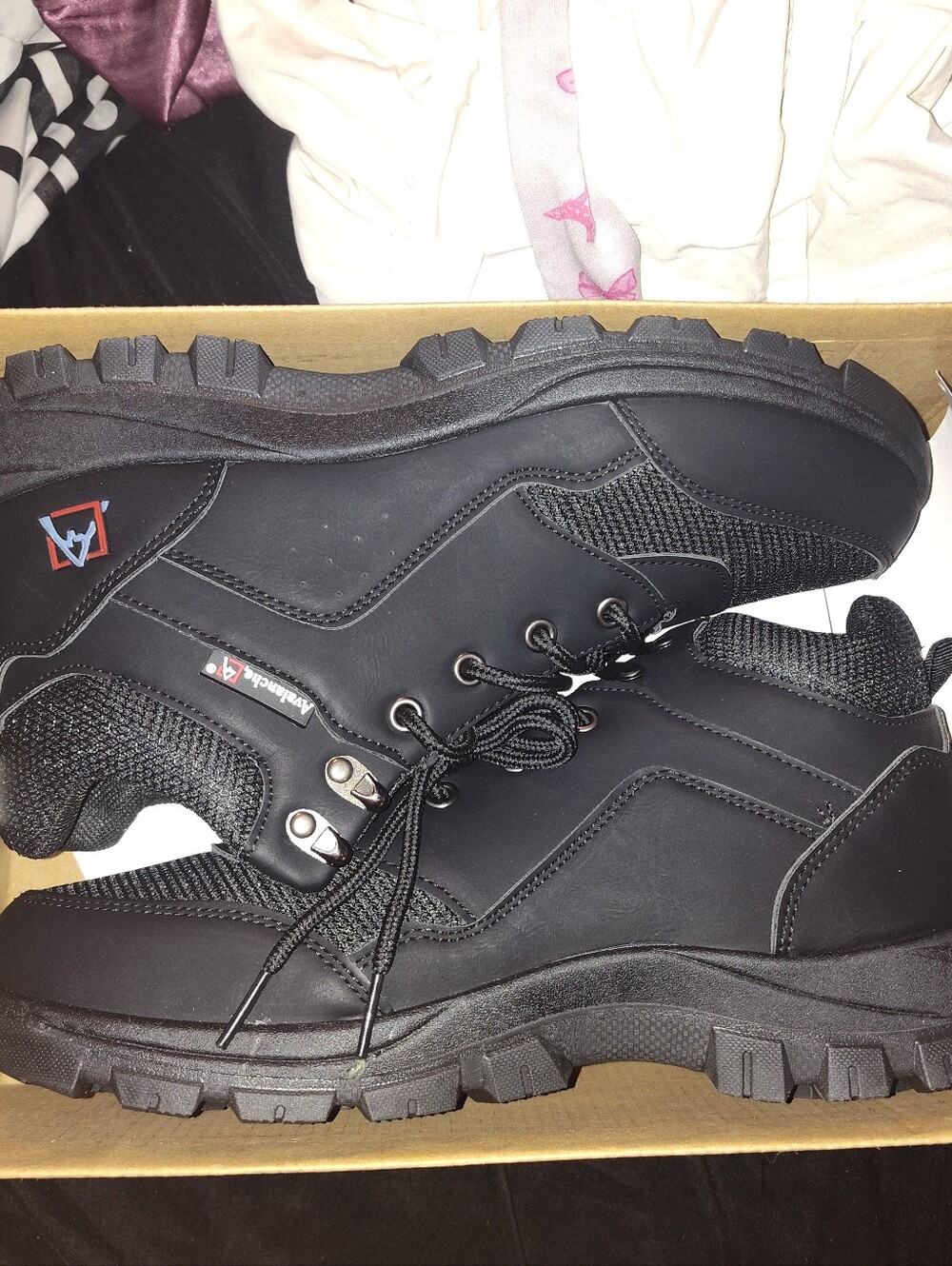 Avalanche Men's Black Tactical Work Boots